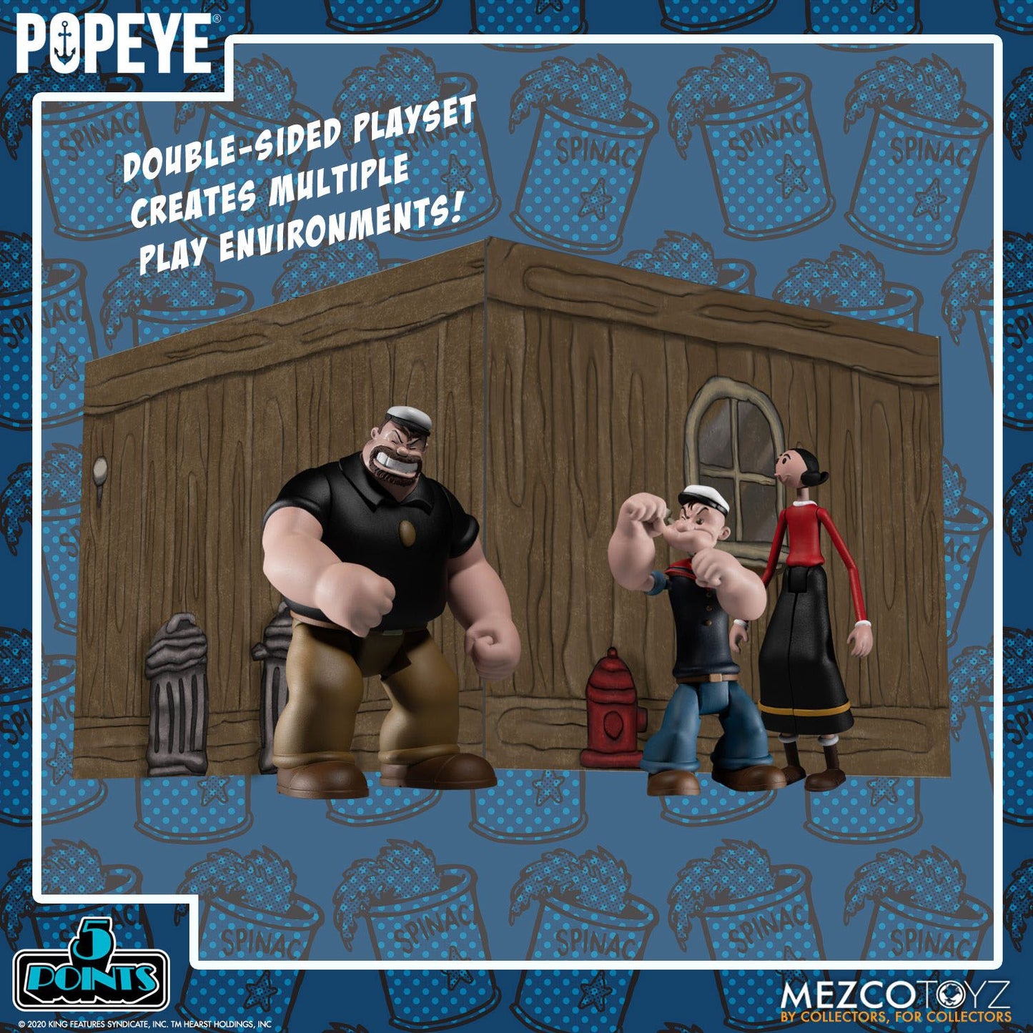 Popeye 5 Points Deluxe Box Set 9 cm