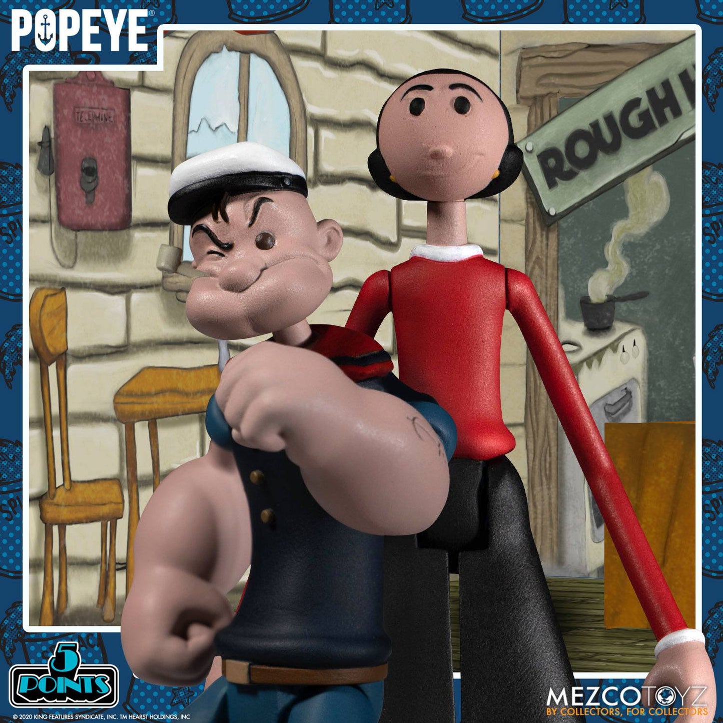 Popeye 5 Points Deluxe Box Set 9 cm