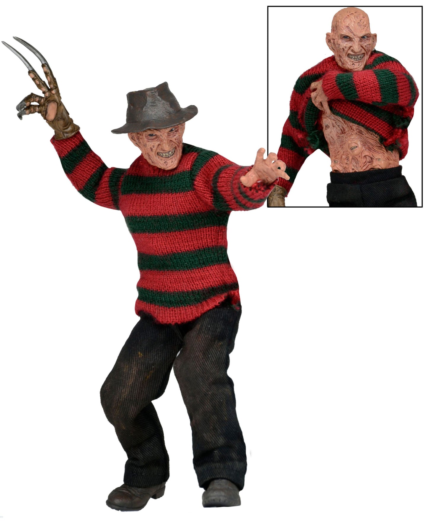 A Nightmare on Elm Street 3 Clothed Freddy Krueger 20 cm Action Figure