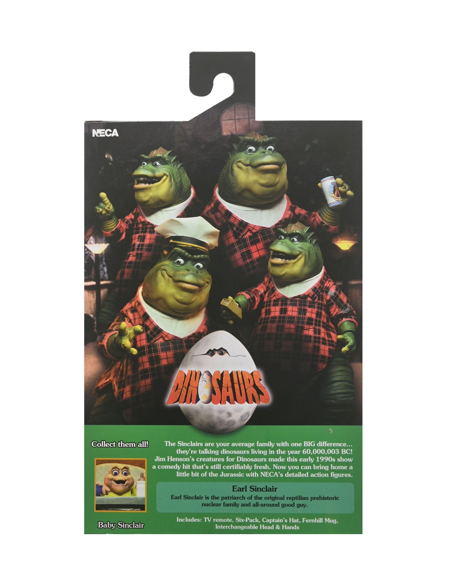 Dinosaurs Ultimate Earl Sinclair 18 cm Action Figure