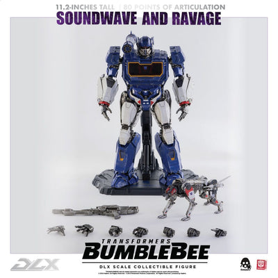 Transformers Bumblebee DLX Action Figure 2-Pack 1/6 Soundwave & Ravage 28 cm