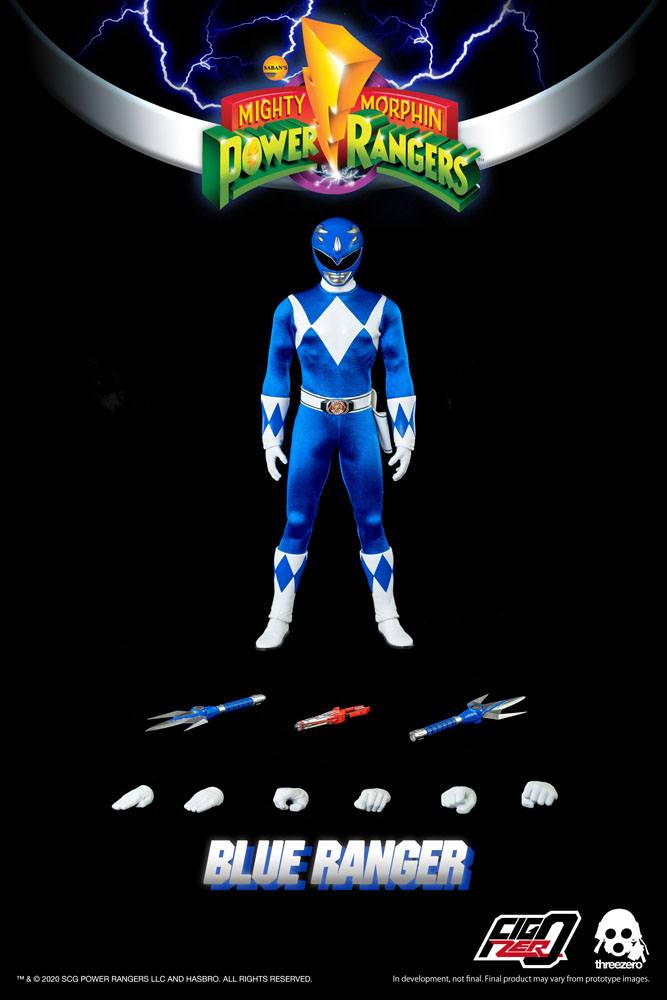 Mighty Morphin Power Rangers FigZero Action Figure 1/6 Blue Ranger 30 cm