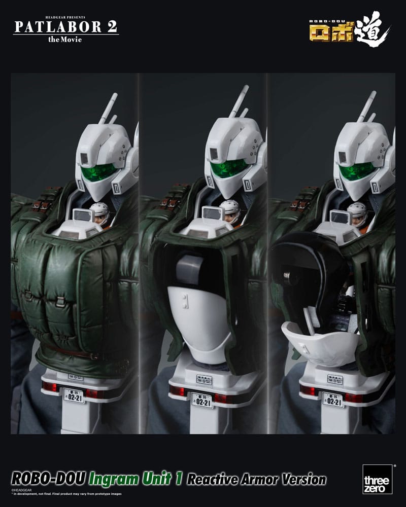 Patlabor 2: The Movie Robo-Dou Action Figure Ingram Unit 1 Reactive Armor Version 23 cm