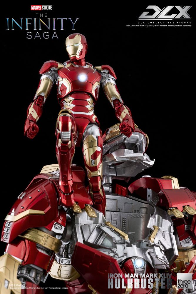 Infinity Saga DLX Action Figure 1/12 Iron Man Mark 44 Hulkbuster 30 cm - Damaged packaging