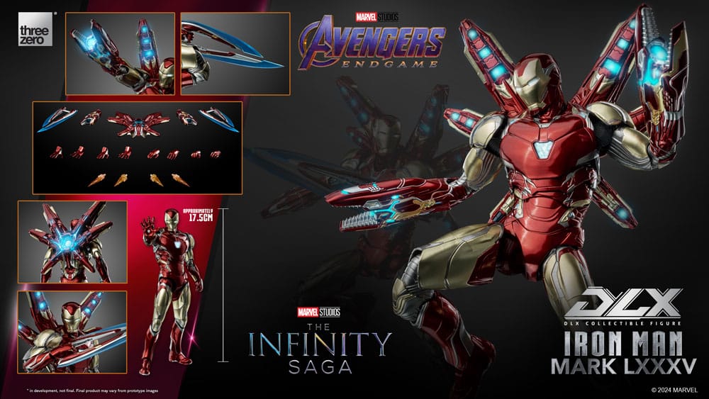 Infinity Saga DLX Action Figure 1/12 Iron Man Mark 85 17 cm