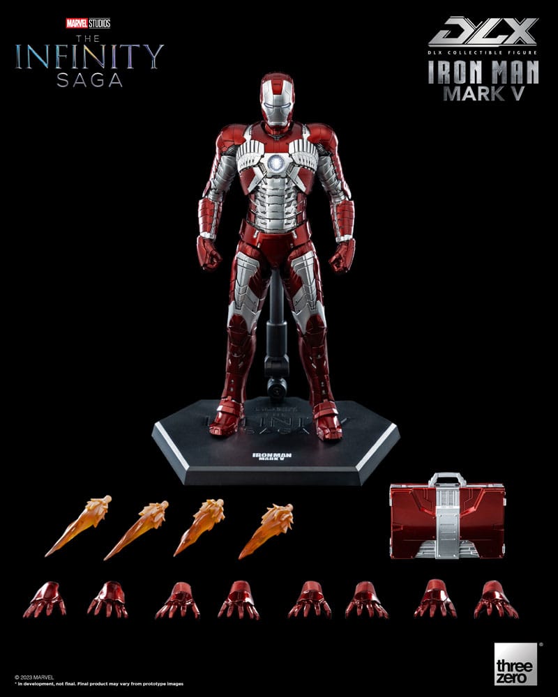 Infinity Saga DLX Action Figure 1/12 Iron Man Mark 5 17 cm