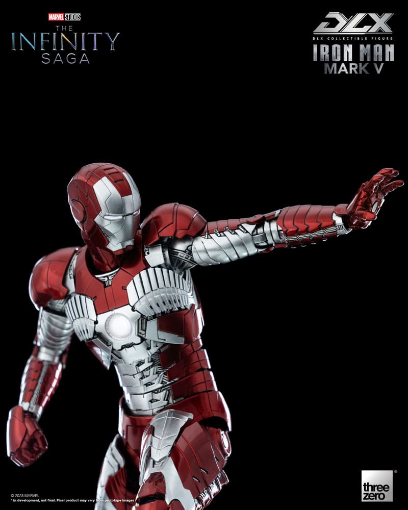 Infinity Saga DLX Action Figure 1/12 Iron Man Mark 5 17 cm