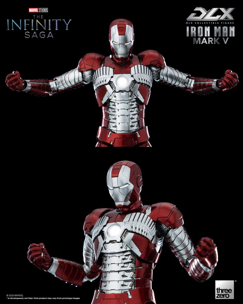 Infinity Saga DLX Action Figure 1/12 Iron Man Mark 5 17 cm