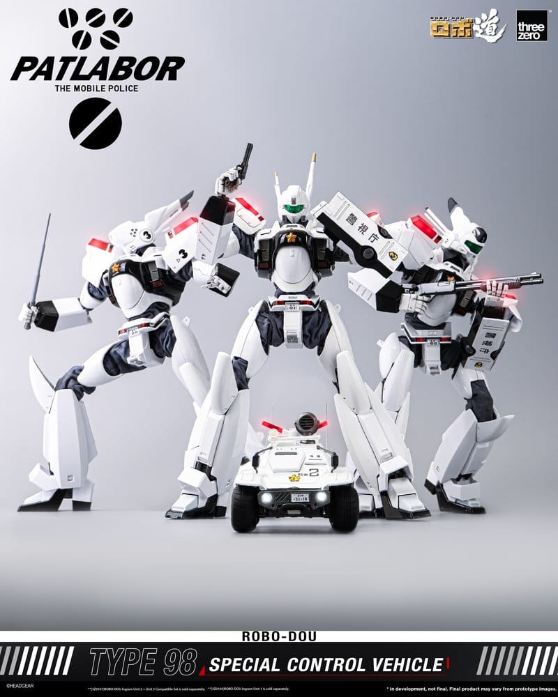 Mobile Police Patlabor ROBO-DOU Type 98 Special Control Vehicle 10 cm