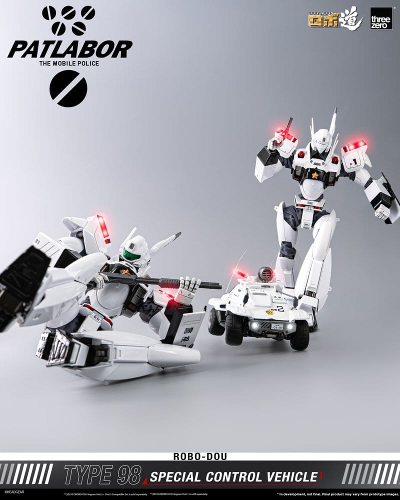 Mobile Police Patlabor ROBO-DOU Type 98 Special Control Vehicle 10 cm
