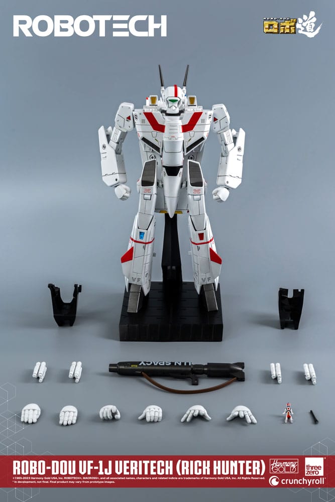 Robotech Action Figure ROBO-DOU VF-1J Veritech (Rick Hunter) 20 cm