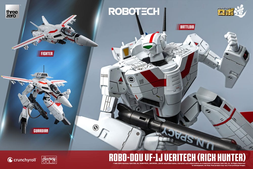 Robotech Action Figure ROBO-DOU VF-1J Veritech (Rick Hunter) 20 cm