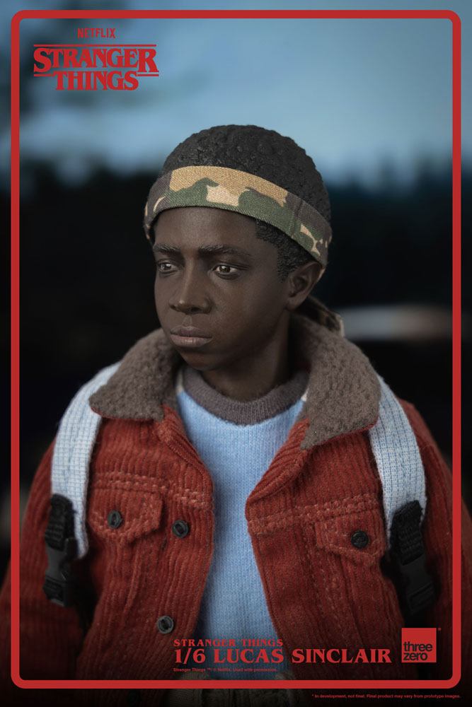 Stranger Things Action Figure 1/6 Lucas Sinclair 23 cm