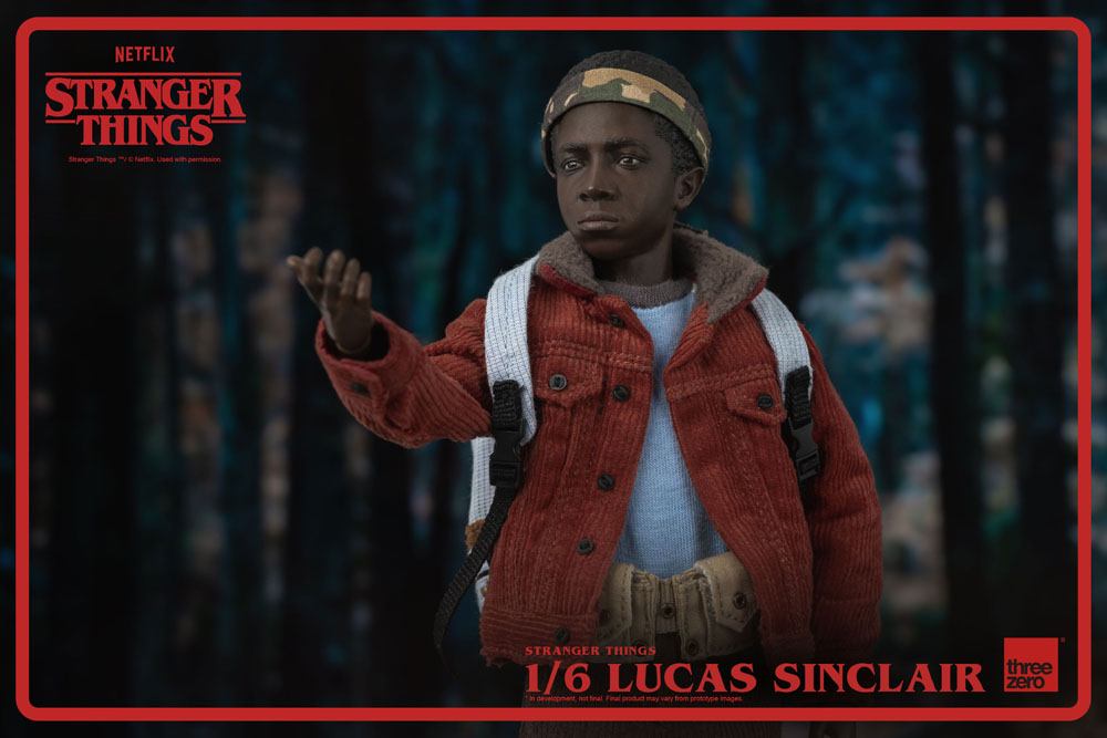 Stranger Things Action Figure 1/6 Lucas Sinclair 23 cm