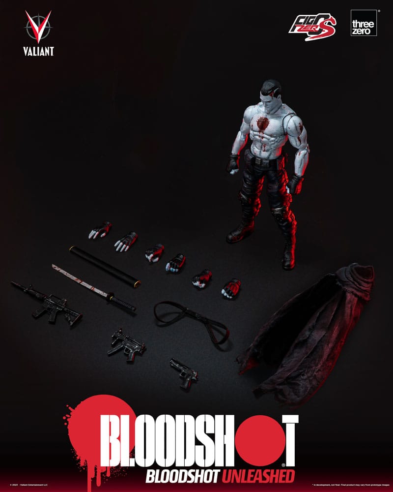 Valiant Comics FigZero S Action Figure 1/12 Bloodshot Unleashed 15 cm