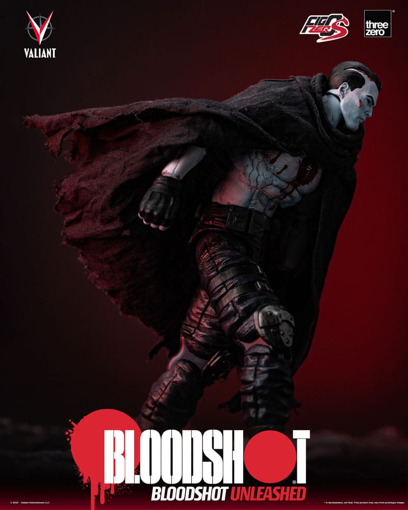 Valiant Comics FigZero S Action Figure 1/12 Bloodshot Unleashed 15 cm