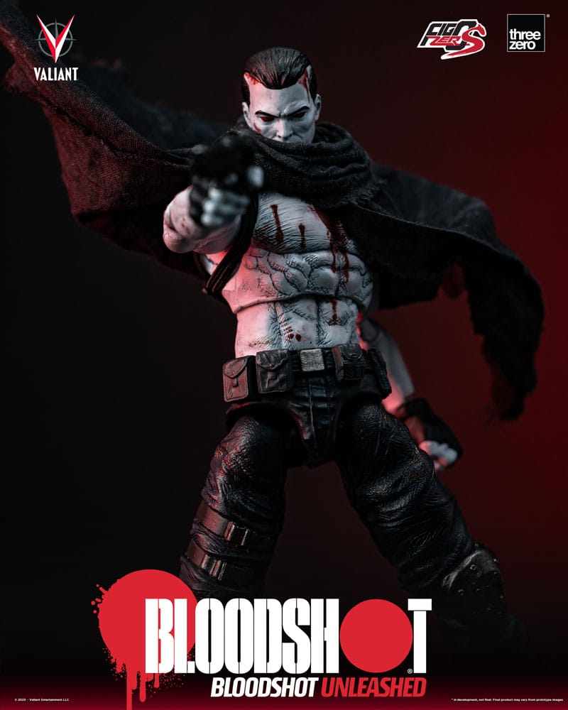 Valiant Comics FigZero S Action Figure 1/12 Bloodshot Unleashed 15 cm