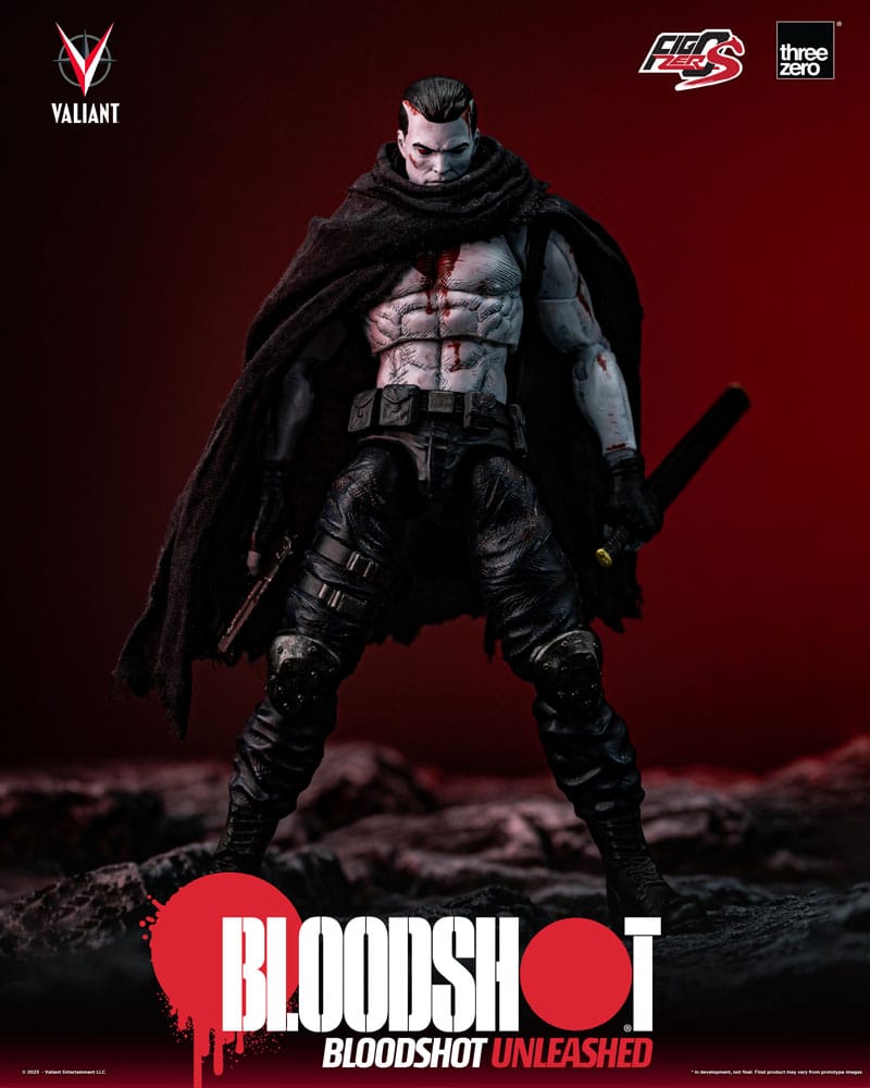 Valiant Comics FigZero S Action Figure 1/12 Bloodshot Unleashed 15 cm