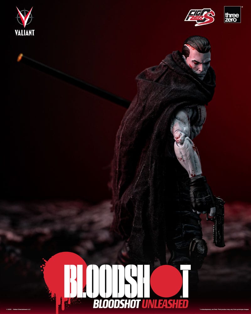 Valiant Comics FigZero S Action Figure 1/12 Bloodshot Unleashed 15 cm