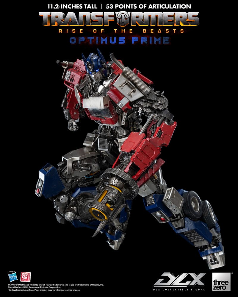 Transformers: Rise of the Beasts DLX Action Figure 1/6 Optimus Prime 28 cm