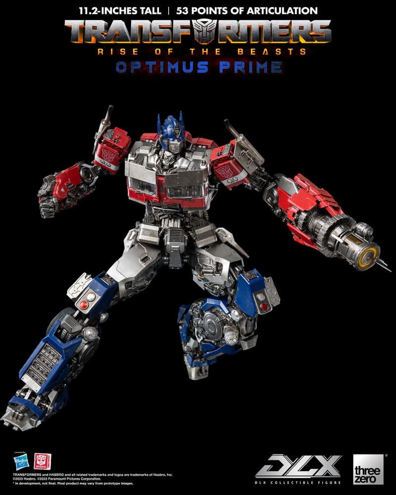 Transformers: Rise of the Beasts DLX Action Figure 1/6 Optimus Prime 28 cm