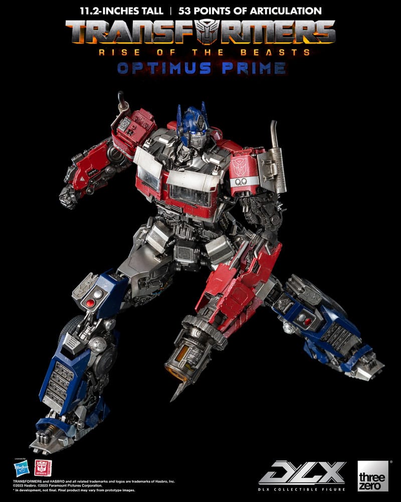 Transformers: Rise of the Beasts DLX Action Figure 1/6 Optimus Prime 28 cm