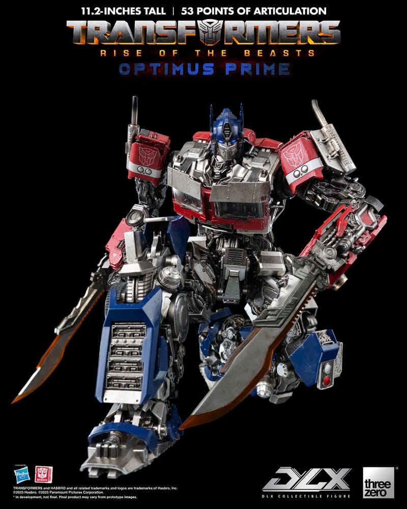 Transformers: Rise of the Beasts DLX Action Figure 1/6 Optimus Prime 28 cm