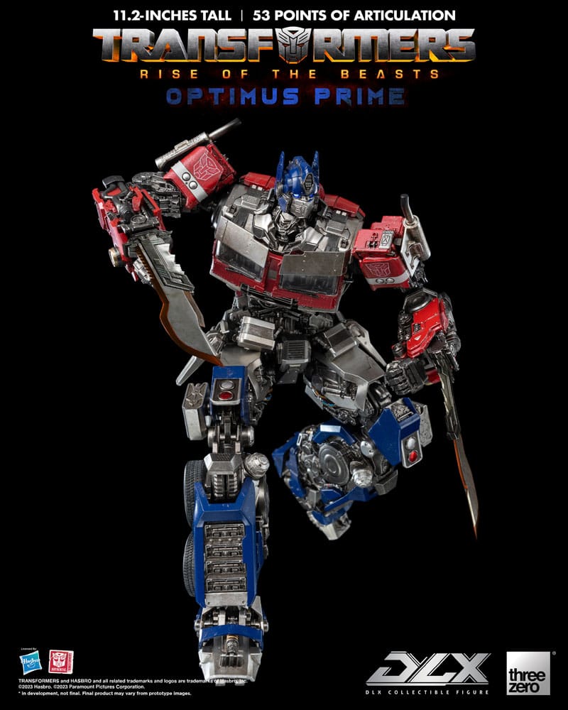 Transformers: Rise of the Beasts DLX Action Figure 1/6 Optimus Prime 28 cm