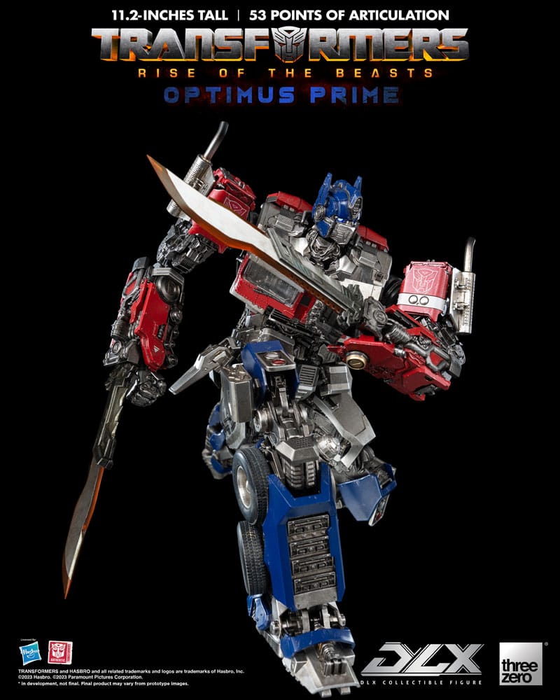 Transformers: Rise of the Beasts DLX Action Figure 1/6 Optimus Prime 28 cm