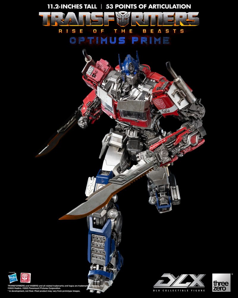 Transformers: Rise of the Beasts DLX Action Figure 1/6 Optimus Prime 28 cm