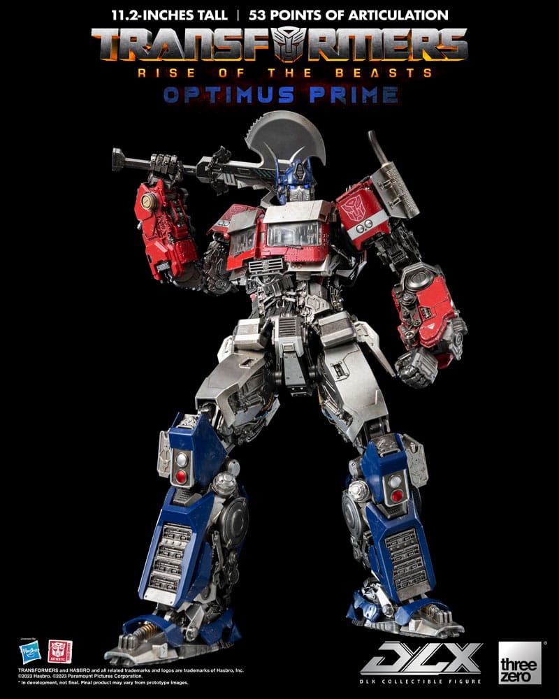 Transformers: Rise of the Beasts DLX Action Figure 1/6 Optimus Prime 28 cm