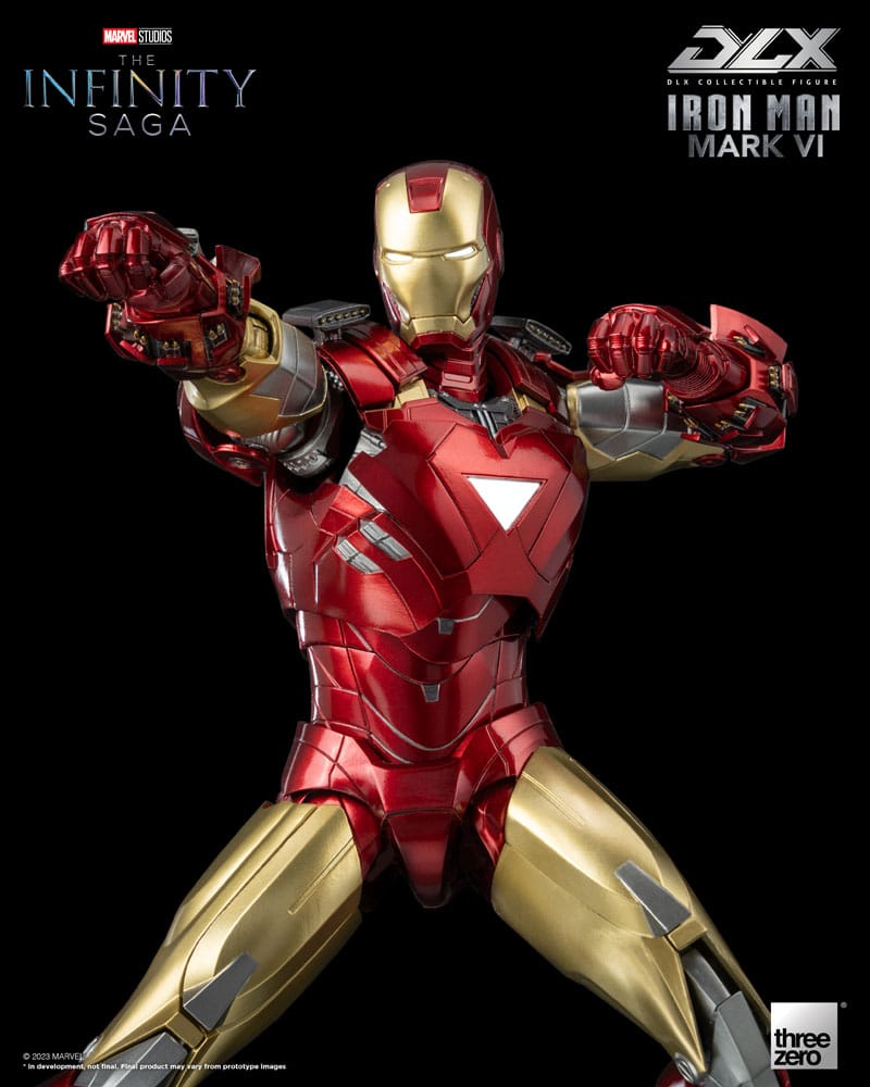 Infinity Saga DLX Action Figure 1/12 Iron Man Mark 6 17 cm