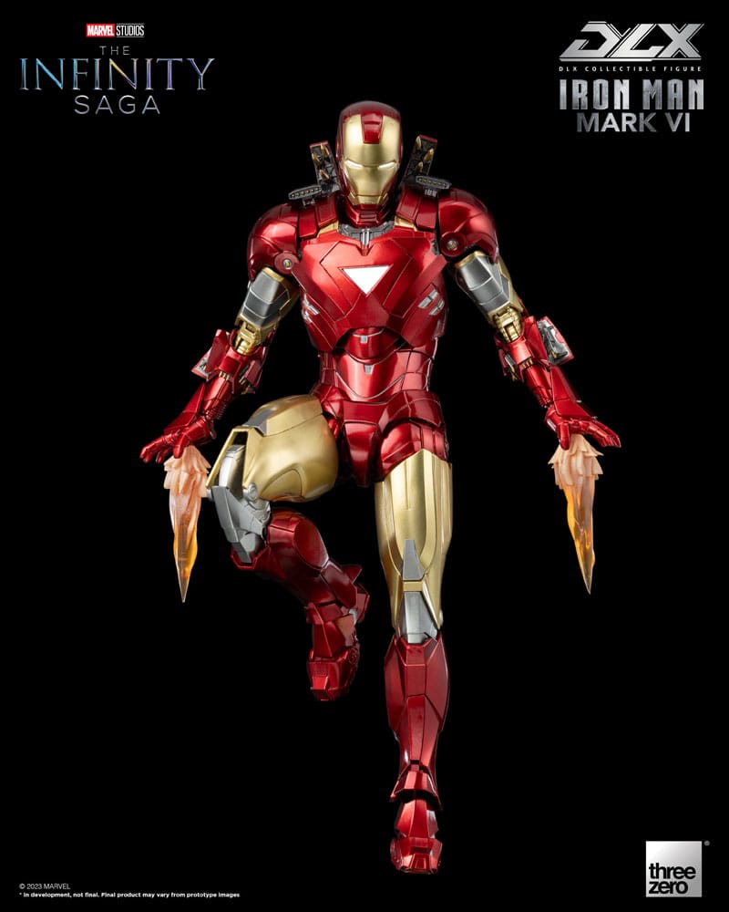 Infinity Saga DLX Action Figure 1/12 Iron Man Mark 6 17 cm