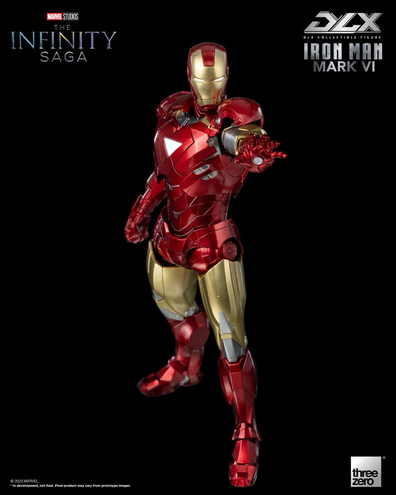 Infinity Saga DLX Action Figure 1/12 Iron Man Mark 6 17 cm