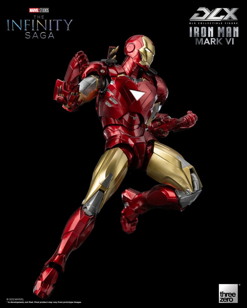 Infinity Saga DLX Action Figure 1/12 Iron Man Mark 6 17 cm