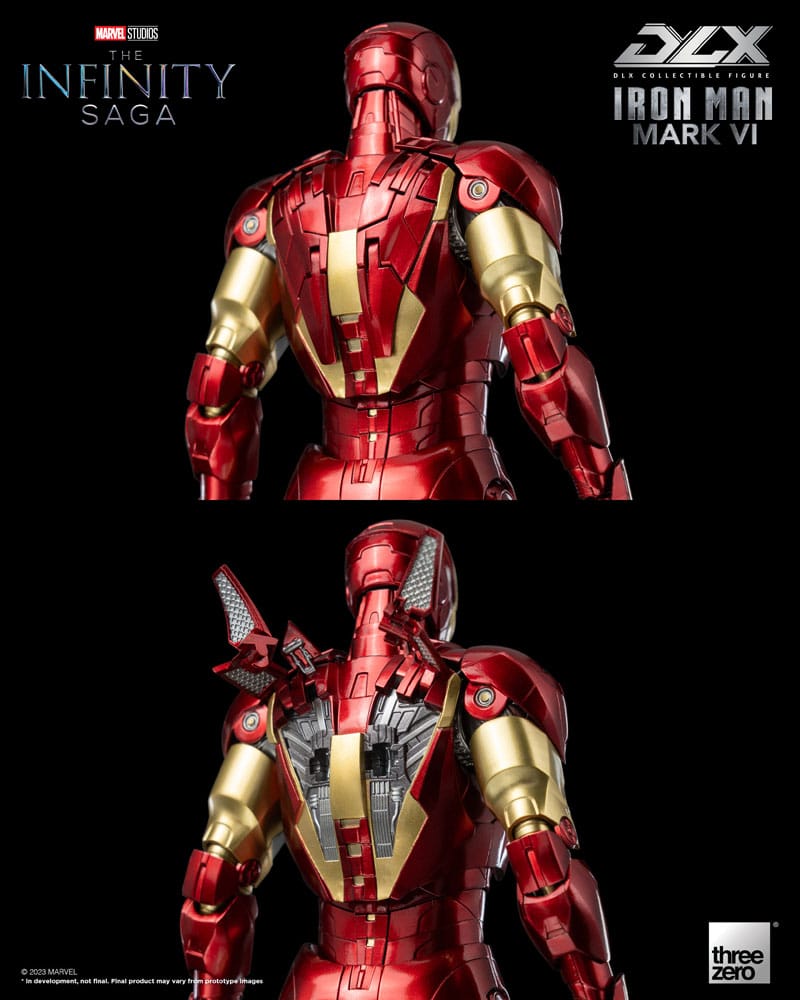 Infinity Saga DLX Action Figure 1/12 Iron Man Mark 6 17 cm