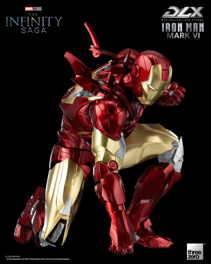 Infinity Saga DLX Action Figure 1/12 Iron Man Mark 6 17 cm