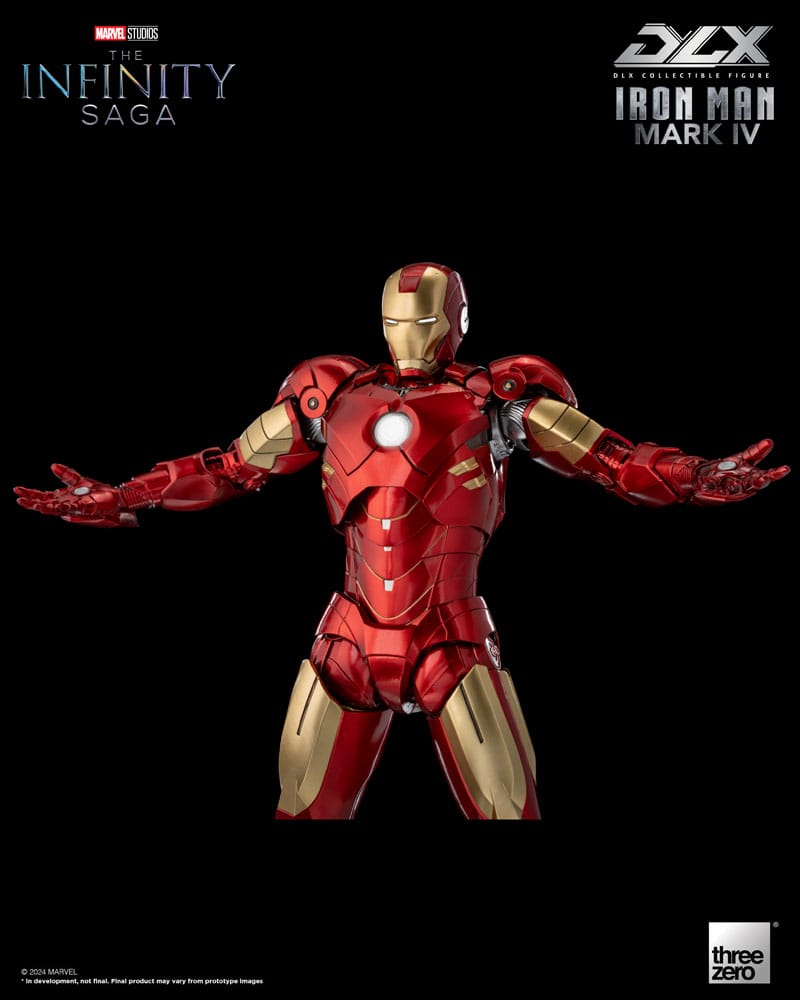 Infinity Saga DLX Action Figure 1/12 Iron Man Mark 4 17 cm