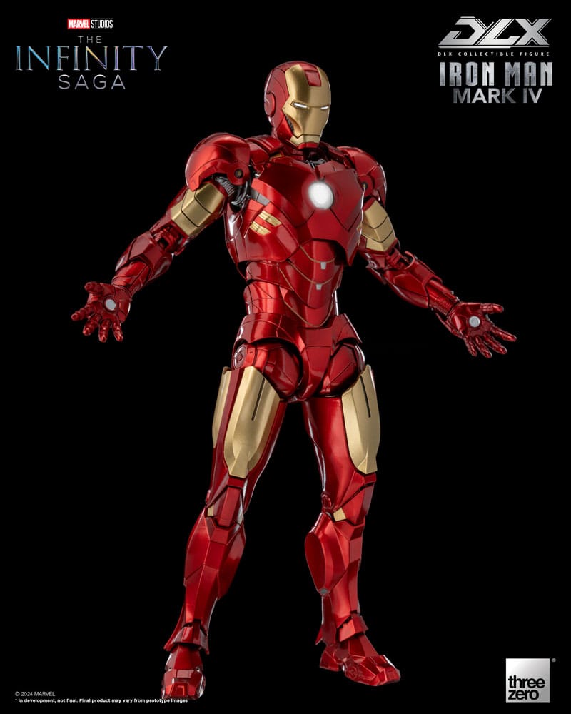 Infinity Saga DLX Action Figure 1/12 Iron Man Mark 4 17 cm