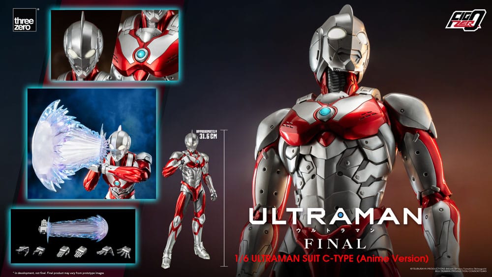 Ultraman FigZero Action Figure 1/6 Ultraman Suit C-Type (Anime Version) 31 cm