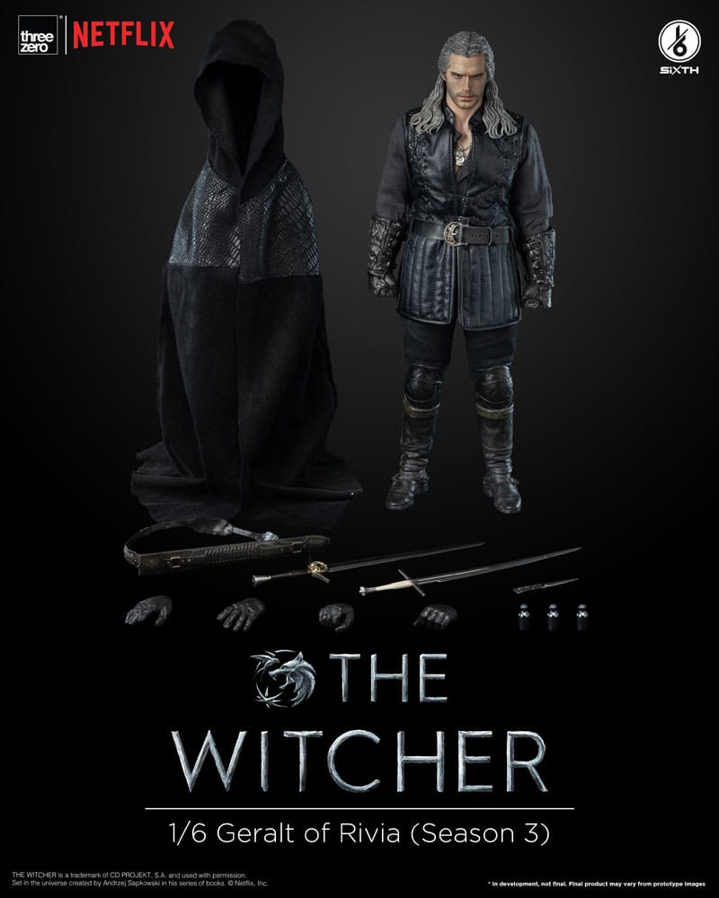 The Witcher Season 3 Action Figure 1/6 Geralt of Rivia 31 cm