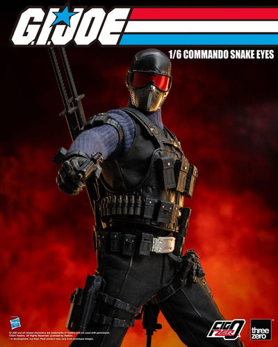 G.I. Joe FigZero Action Figure 1/6 Commando Snake Eyes 30 cm