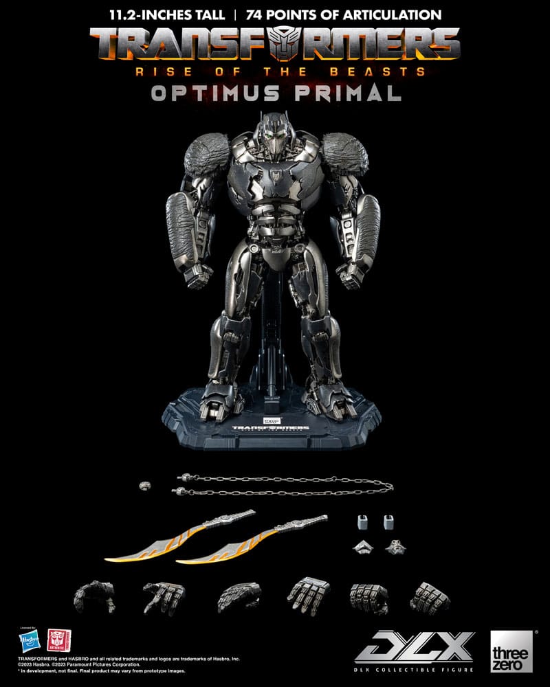 Transformers: Rise of the Beasts DLX Action Figure 1/6 Optimus Primal 28 cm