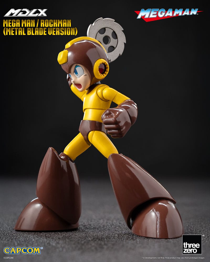 Mega Man MDLX Action Figure Mega Man / Rockman (Metal Blade Version) 10 cm