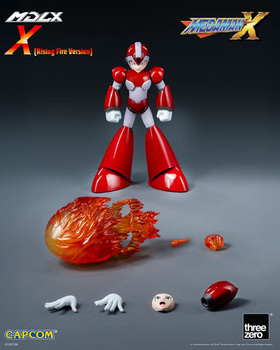 Mega Man MDLX Action Figure Rockman X / Mega Man X (Rising Fire Version) 12 cm