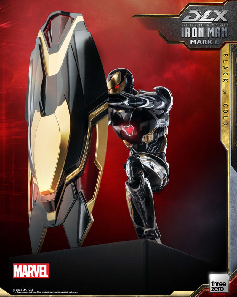 Infinity Saga DLX Action Figure 1/12 Iron Man Mark 50 (Black X Gold) 17 cm