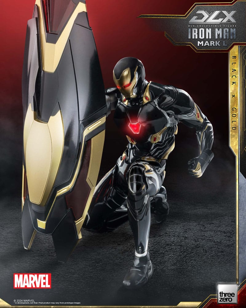 Infinity Saga DLX Action Figure 1/12 Iron Man Mark 50 (Black X Gold) 17 cm