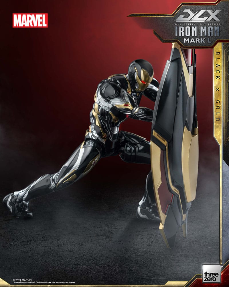 Infinity Saga DLX Action Figure 1/12 Iron Man Mark 50 (Black X Gold) 17 cm