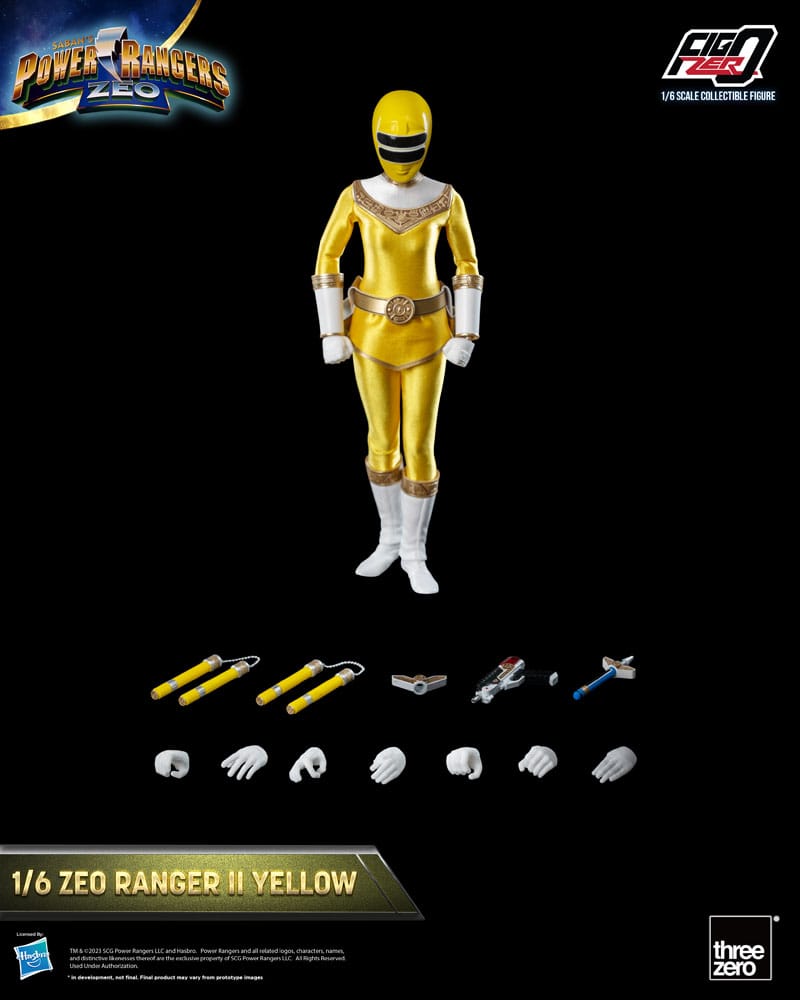 Power Rangers Zeo FigZero Action Figure 1/6 Ranger II Yellow 30 cm