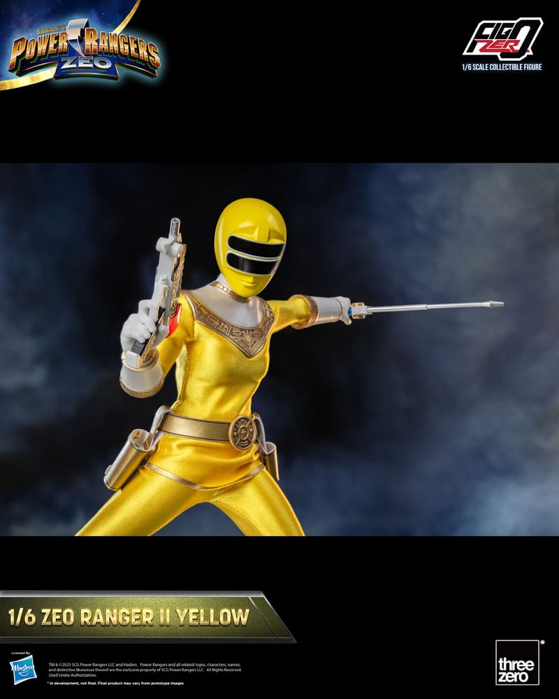 Power Rangers Zeo FigZero Action Figure 1/6 Ranger II Yellow 30 cm